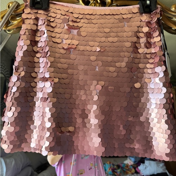 1 state Sequin Pink Skirt - Picture 2 of 6